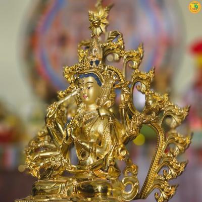 Tôn tượng Phật Mẫu Chuẩn Đề 26,5cm